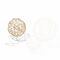 Philippi Cloud Wire Ball Decoration Handmade In Steel Wire With Matt Gold Finish Medium Size - PH214005