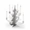 Philippi Grenoble Christmas Tree For Small Candles In Polished Stainless Steel - PH235009