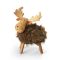 Philippi Jakob Elk In Nutwood With Faux Fur Small - PH285046