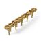 Philippi Tealight Holder Beaufort Design For 10 Tealights In Aluminium With Brass Antique Finish - PH300130