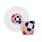 Remember Espresso Cup And Saucer In Fine Bone Porcelain China Sushi Design - REEM23