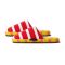Remember Slipper Mello Design In Red Cotton Terry Cloth Size 40-45 - REHS11