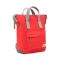 Roka London Bantry B Backpack Rucksack Small Recycled Repurposed Sustainable Nylon In Chilli Oil - RKBAB101