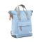 Roka London Bantry B Backpack Rucksack Small Recycled Repurposed Sustainable Nylon In Retro Blue - RKBAB106