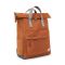 Roka London Canfield B Backpack Rucksack Medium Recycled Repurposed Sustainable Nylon In Bran - RKCAB102