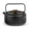 Bredemeijer Teapot Cast Iron Henan Design 0.75L In Black With Stainless Steel Fine Mesh Filter - BR153213