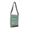Roka London Kennington B Cross Body Shoulder Bag Medium Recycled Repurposed Sustainable Nylon In Frost - RKKEBO42