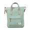 Roka London Bantry B Backpack Rucksack Small Recycled Repurposed Sustainable Nylon In Frost - RKBAB105