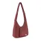Roka London Belsize Crossbody Shoulder Bag Medium Recycled Repurposed Sustainable Taslon In Bordeaux - RKBZM002