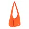 Roka London Belsize Crossbody Shoulder Bag Medium Recycled Repurposed Sustainable Taslon In Tangerine - RKBZM007