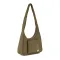 Roka London Belsize Crossbody Shoulder Bag Medium Recycled Repurposed Sustainable Taslon In Moss - RKBZM006