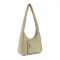 Roka London Belsize Crossbody Shoulder Bag Medium Recycled Repurposed Sustainable Taslon In Taupe - RKBZM008