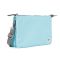 Roka London Carnaby XL Cross Body Shoulder Bag Recycled Repurposed Sustainable Canvas In Ice - RKCAXL036