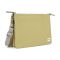 Roka London Carnaby XL Cross Body Shoulder Bag Recycled Repurposed Sustainable Canvas In Khaki - RKCAXL037
