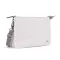 Roka London Carnaby XL Cross Body Shoulder Bag Recycled Repurposed Sustainable Canvas In Transcendent Pink - RKCAXL045