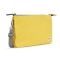 Roka London Carnaby XL Cross Body Shoulder Bag Recycled Repurposed Sustainable Canvas In Lemonade - RKCAXL038