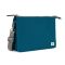 Roka London Carnaby XL Cross Body Shoulder Bag Recycled Repurposed Sustainable Canvas In Sapphire - RKCAXL043