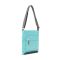 Roka London Kennington B Cross Body Shoulder Bag Medium Recycled Repurposed Sustainable Nylon In Aquatic Awe - RKKEBO46