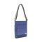 Roka London Kennington B Cross Body Shoulder Bag Medium Recycled Repurposed Sustainable Nylon In Indigo - RKKEBO51