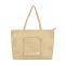 Roka London Portobello Tote Shopping Bag Large Cotton In Khaki - RKPT005