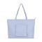 Roka London Portobello Tote Shopping Bag Large Cotton In Periwinkle - RKPT007