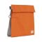 Roka London Stratford Cross Body Shoulder Bag Small Recycled Repurposed Sustainable Nylon In Burnt Orange - RKSTS013