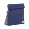 Roka London Stratford Cross Body Shoulder Bag Small Recycled Repurposed Sustainable Nylon In Crisp Blue - RKSTS003