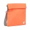 Roka London Stratford Cross Body Shoulder Bag Small Recycled Repurposed Sustainable Nylon In Firecracker - RKSTS004