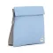 Roka London Stratford Cross Body Shoulder Bag Small Recycled Repurposed Sustainable Nylon In Retro Blue - RKSTS006