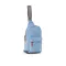 Roka London Willesden B Cross Body Shoulder Scooter Bag Large Recycled Repurposed Sustainable Nylon In Retro Blue - RKWIB063