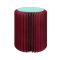 Remember Stool In Concertina Card Papillon Design In Bordeaux - REPH63