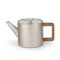 Bredemeijer Teapot Double Wall Duet Design Narvik 1.1L Champagne With Wood Look Handle - BR111056