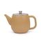 Bredemeijer Teapot Double Wall Vera Design 900ml In Latte Brown With Stainless Steel Filter - BR111102