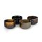 Bredemeijer Tea Cups Bowls Stoneware Osaka Design In Reactive Glaze Set Of 4 Capacity 180ml - BR147099