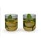 Bredemeijer Glass Single Walled Cups Padua Design Set Of 2 In Grey 350ml - BR165064