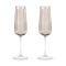 Leopold Vienna Champagne Flute Corvina Design In Pearl Finish Set Of 2 - BRLV227000