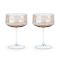 Leopold Vienna Champagne Coupe Glass Corvina Design In Pearlized Finish Set Of 2 - BRLV237006