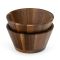 Leopold Vienna Serving Bowls Small Oviedo Design In Acacia Wood Set Of 2 - BRLV638000