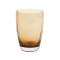 Italesse Mykonos Handcrafted Single Large Glass Tumbler 440cc Amber - IT3396A1