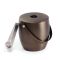 Philippi Ice Bucket With Tongs Double Wall In Powdercoated Stainless Steel Hemingway Design - PH116016