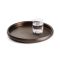 Philippi Serving Tray Double Wall In Powdercoated Stainless Steel Hemingway Design Dia 18cm - PH116018