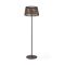 Philippi Solar Floor Lamp In Powdercoated Steel With Olefin Rope Shade Lumen Design - PH146004