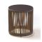 Philippi Stool With LED Solar Lamp In Powdercoated Steel With Olefin Rope Lumen Design - PH146005