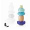 Philippi Vase Modular 5 piece Set In Mouthblown Glass Bianetti Design In Blue Only - PH169002