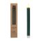 Ideas4Seasons LED Honeycomb Candle Set of 2 Diameter 2.2cm Ht 25cm Moss Green With Timer - ID32680