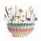 Ideas4Seasons Vase Bowl For Flowers In Ceramic Rainbow Design In Large Size - ID37302