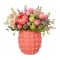 Ideas4Seasons Vase In Ceramic Maya Design Terra - ID39014