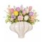 Ideas4Seasons Vase In Ceramic Ayla Design Creme - ID39021