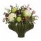 Ideas4Seasons Vase In Ceramic Ayla Design Olive - ID39025