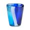 Italesse Amazonicos Handcrafted Single Large Glass Tumbler in Blu Rio Design 310cc - IT3393-58